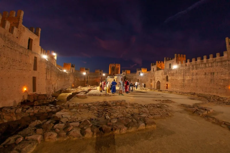 Interior del Castillo en una visita teatralizada