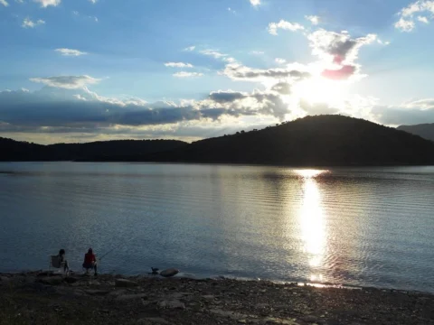 Embalse del Rumblar y playa del Tamujoso · Baños de la Encina (3)