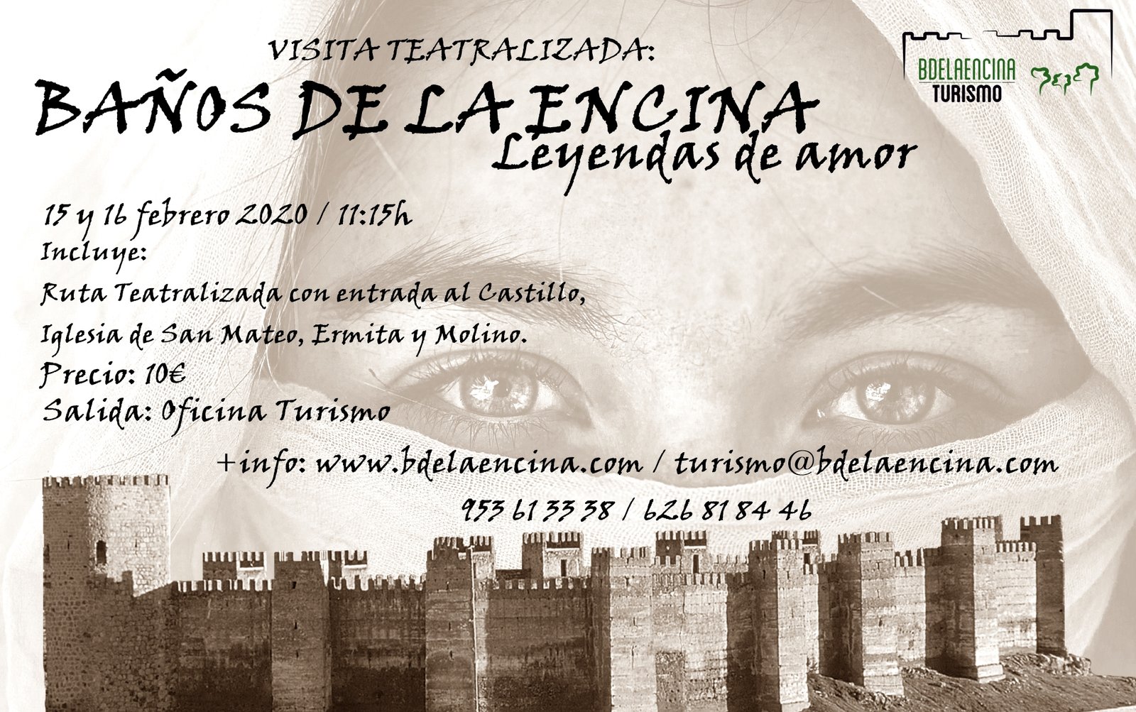 Cartel 15 y 16 de febrero 2020 Visita teatralizada