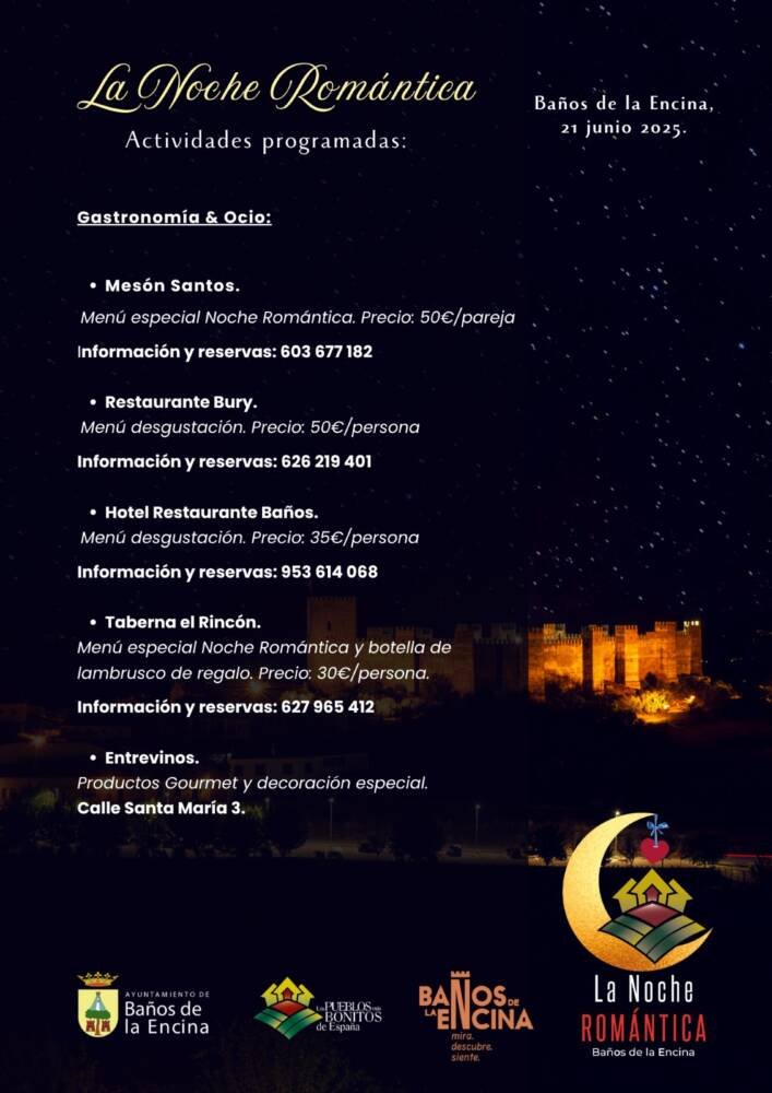 Programación Noche Romántica 2025