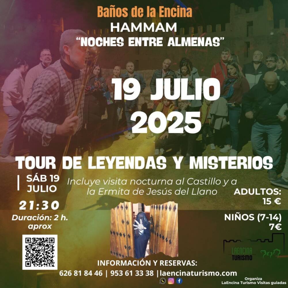 Tour de leyendas y misterios en Baños de la Encina