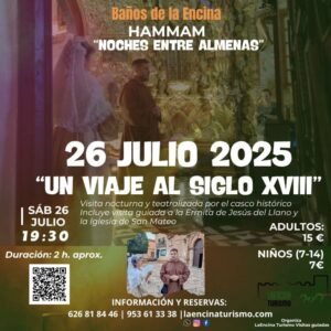 Ruta teatralizada un viaje al siglo XVIII por Baños de la Encina