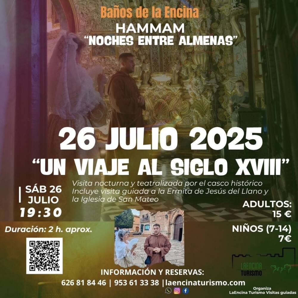 Ruta teatralizada un viaje al siglo XVIII por Baños de la Encina